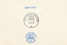 1973 Setesdalsbanen, Train - Storia Postale