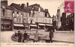 56 LOCMINE - Un Coté De La Place - Monument Aux Morts De La Guerre - Locmine