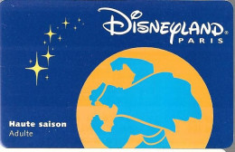 PASS--DISNEY-DISNEYLAND PARIS-1998-HERCULE ADULTE-V° SerieN°98098H-VALIDE 1 JOUR Pour 1 INVITE -TBE - Passeports Disney