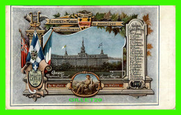 QUÉBEC - UNIVERSITÉ LAVAL, SOUVENIR DU 1er CONGRÈS DE LA LANGUE FRANÇAISE EN AMÉRIQUE -EN 1912 - LA CIE J.A. LANGLAIS ET - Québec - La Cité