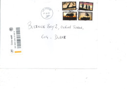 FRANCE - 2023 - STAMP COVER TO DUBAI.. - Cards/T Return Covers