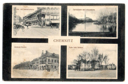 Allemagne --CHEMNITZ--1914-- Multivues ............timbre  ...cachet........ - Chemnitz