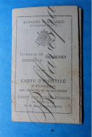 Gemeente  WILLEBRINGEN Belgie. "SORS Leonie" Meldert 1872-1919 Carte D'Indentité Paspoort - Documentos Históricos