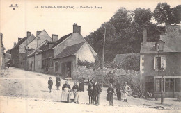 [-50%] FRANCE - 18 - DUN SUR AURON - Rue Porte Basse - Carte Postale Ancienne - Dun-sur-Auron
