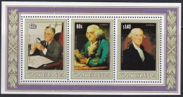 1982 Cook Islands 837-839/B126 Painting / Presidents Of United States 7,50 € - George Washington