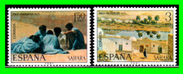 ESPAÑA COLONIAS ESPAÑOLAS ( SAHARA ESPAÑOL AFRICA ) SERIE DE SELLOS AÑO 1973 - PRO INFANCIA PINTURAS - NUEVOS -- - Sahara Español