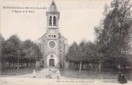 FRANCE - 77 - MONTCEAUX Les MEAUX - L'église Et Le Pâtis - Carte Postale Ancienne - Autres & Non Classés