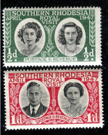 2983 BCx 1947 Scott #65/66 Mnh** **Lower Bids 20% Off** - Zuid-Rhodesië (...-1964)