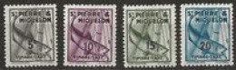 St.Pierre Et Miquelon - 1938 - Taxe N° 32 à 35 * - Strafport