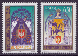 Bosnia Serbia 1997 Europa CEPT Stories And Legends Horses, Set MNH - 1997