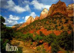 Utah Zion National Park Showing The Virgin River 2003 - Zion