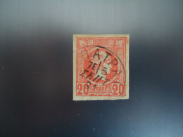 GREECE USED SMALL HERMES HEADS   STAMPS  20Λ   ΠΑΤΡΑ  1881 - Andere & Zonder Classificatie