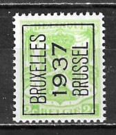 PRE321**  Petit Sceau De L'Etat - Bonne Valeur - Bruxelles 1937 - MNH** - LOOK!!!! - Typos 1936-51 (Petit Sceau)