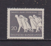 WEST GERMANY  -  1965 Refugees 20pf Never Hinged Mint - Ungebraucht