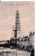 MEURSAULT    EGLISE     CLOCHER EN REPARATION 1 AOUT 1907             ECHAFFAUDAGE - Meursault