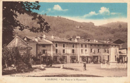 L'albenc * La Place Et Le Monument * Coiffeur Café Du Centre * Salon De Coiffure * Villageois - L'Albenc