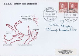 Groenland Brief "B.S.E.S, - Brathay Hall Expedition " 23-08-1972 (10330) - Arctic Expeditions