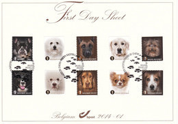 Année 2014 : FDS 2014-01  4383-4392 Du Carnet 145 - Faces De Chiens - 2011-2014