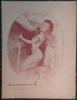 Programme - Théatre SARAH-BERNHARDT - 1907 - Illustrations De GRÜN - - Programmes