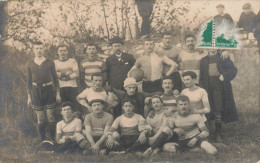 Cosne Cours Sur Loire * Carte Photo Photographe Rety à Bourges* équipe De Football Qui Battit équipe Du Berry * Foot - Cosne Cours Sur Loire