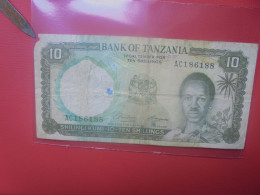 TANZANIE 10 SHILLINGS 1966 Signature N°1 Circuler (B.29) - Tansania