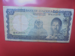 TANZANIE 20 SHILLINGS 1966 Signature N°1 Circuler (B.29) - Tanzania