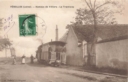 Férolles * Hameau De Villiers , Le Tramway * Train Ligne Chemin De Fer Loiret * Tram * Moulin à Vent Molen * 1909 - Autres & Non Classés