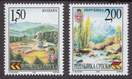 Bosnia Serbia 1999 Europa CEPT National Parks Nature Monument WW2 Rivers Streams, Set MNH - 1999