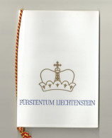 LIECHTENSTEIN  SOUVENIR AVEC 6 TP NEUFS. - Nuevos