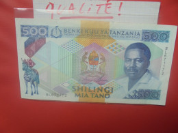 TANZANIE 500 SHILLINGI 1989 Signature N°3 Circuler Belle Qualité (B.29) - Tansania