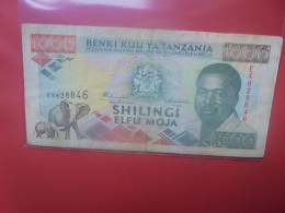 TANZANIE 1000 SHILLINGI 1993 Signature N°9 Circuler (B.29) - Tansania