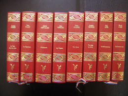 Collection De 8 Volumes Reliés Or Et Rouge Des Editions Rombaldi Circa 70 - Lots De Plusieurs Livres