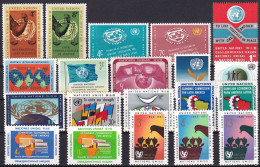 UNO NEW YORK 1961 Mi-Nr. 94-113 Kompletter Jahrgang/complete Year Set ** MNH - Nuovi