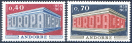 Andorre, N°194 Et 195 (Europa 1969) Neuf** - Cote 40€ - (F2768) - Unused Stamps