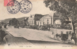 Nice * Vue Sur La Gare * Attelage * Ligne Chemin De Fer - Transport Ferroviaire - Gare