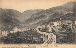 Aumessas * Vue Générale Du Village Et Le Viaduc * Passage Du Train * Ligne Chemin De Fer - Other & Unclassified