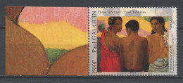 POLYNESIE 2021 N° 1284 ** Neuf MNH Superbe Peintre Paul Gauguin Tableau Trois Hahitiens Détails Paintings - Neufs