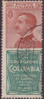 Italia 1924 Pubblicitari UnN°9 25c "Columbia" (o) Vedere Scansione - Publicité