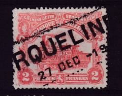 DDEE 038 -- Timbre Chemin De Fer Cachet De FORTUNE 1919 ERQUELINES (grandes Lettres) - Used