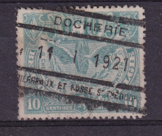 DDEE 040 -- Timbre Chemin De Fer Cachet De Gare Privée Charbonnage - DOCHERIE BIERRAUX Et FOSSE ST THEODORE 1921 - Gebraucht