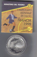 Italia 1998 10000 Lire Mondiali Di Calcio Francia 98 In Confezione Della Zecca Fdc - Commemorative