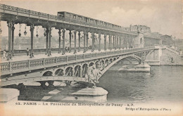 Paris * 16ème * La Passerelle Du Métropolitain De Passy * Métro * Pont - Transporte Público