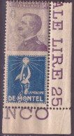 Italia 1924 Pubblicitari UnN°12 50c "De Montel" MNH/** Vedere Scansione - Publicité