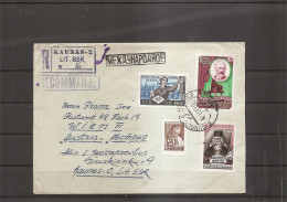 Russie ( Lettre Recommandée De 1960 De Kaunas Vers L'Autriche à Voir) - Covers & Documents