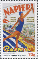 516  Carnaval, Maillot De Bain: Nouvelle Zélande - Carnival, Bathing Costume On New Zealand Stamp. Swimsuit Beach Train - Carnevale
