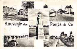 Les Ponts De Cé * Souvenir De La Commune * Cpa 5 Vues - Les Ponts De Ce