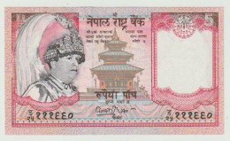 Banknote Nepal Bank 5 Rupees 2002 UNC - Népal