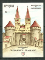 FRANCE MNH ** 1700-1701 CARNET 1971 CROIX ROUGE Oeuvres De Greuze - Croix Rouge