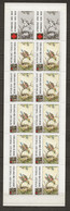 FRANCE CARNET Non Plié 2612 CROIX ROUGE 1989 (2038) Soierie De Lyon Oiseau Bird - Croix Rouge