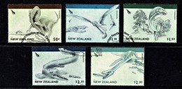 New Zealand 2010 Ancient Reptiles Set Of 5 Used - Usati